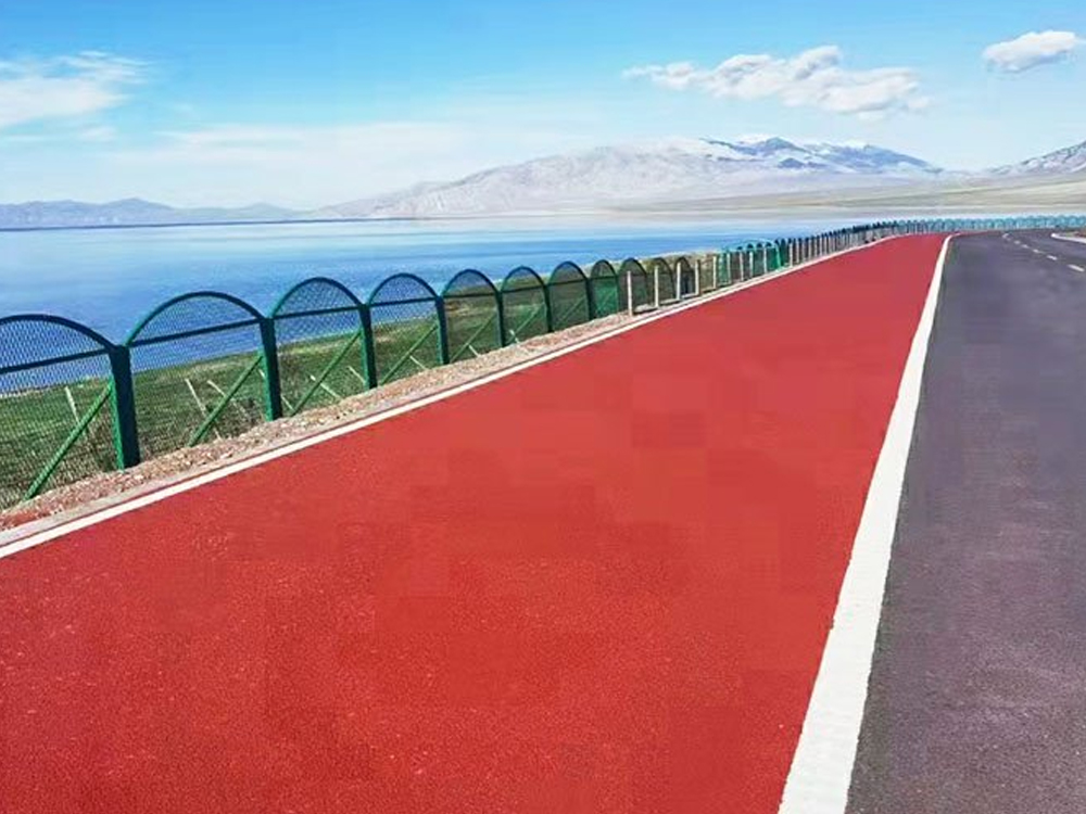 鄭州彩色瀝青道路，彩色噴涂，彩色路面是如何施工的?